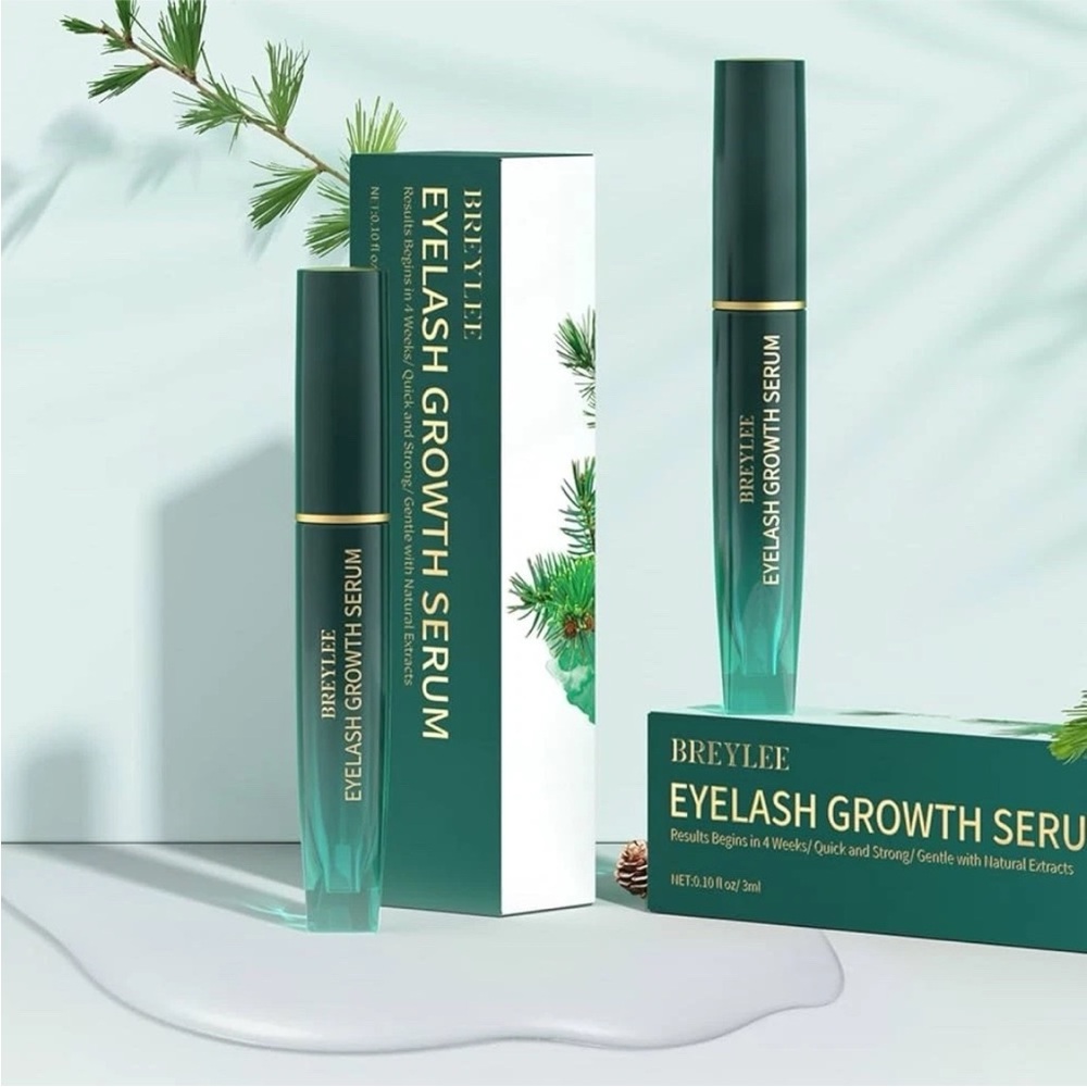 BREYLEE Eyelash Growth Serum Results Begins in 4 Weeks Exp 10/2027